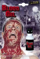 Set van 2x stuks flesje horror nepbloed gel 28 ml - Halloween verkleed accessoires/filmbloed