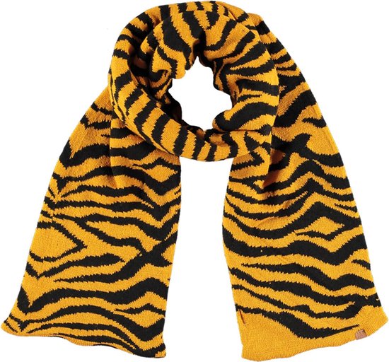Luxe kinder winterset sjaal en muts tijger print okergeel - Warme winter  mutsen en... | bol.com