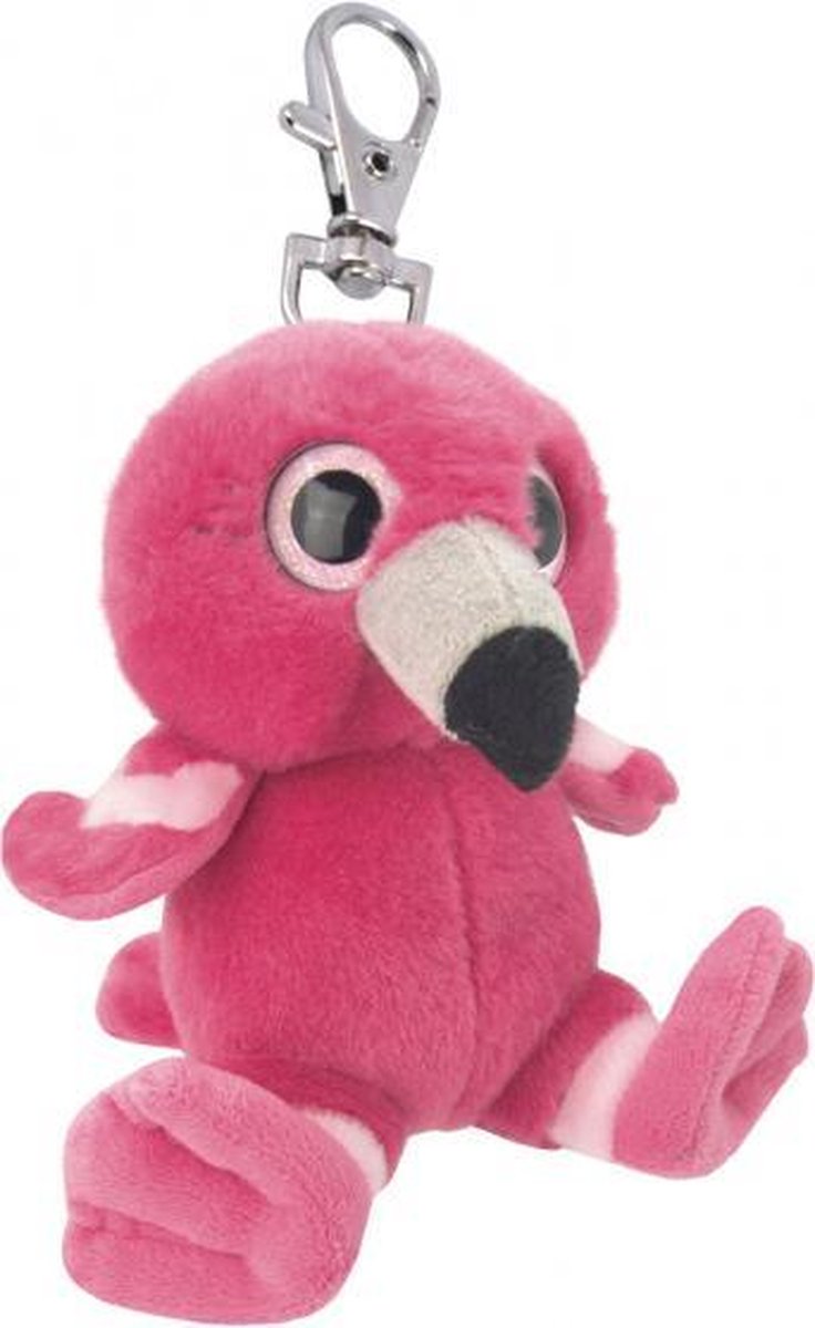 Afbeelding van product arditex  sleutelhanger flamingo meisjes 10 cm pluche roze
