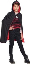 cape Twilight junior polyester rood/zwart one-size