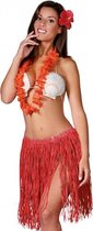 accessoireset Hawai dames rood one-size 3-delig