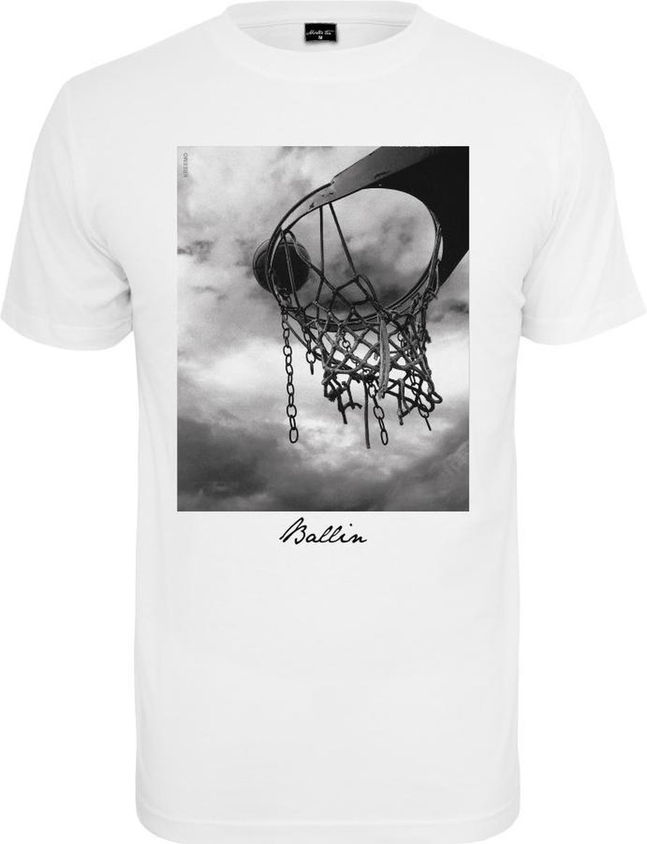 Mister Tee Ballin 2.0 Heren Tshirt XXL Wit