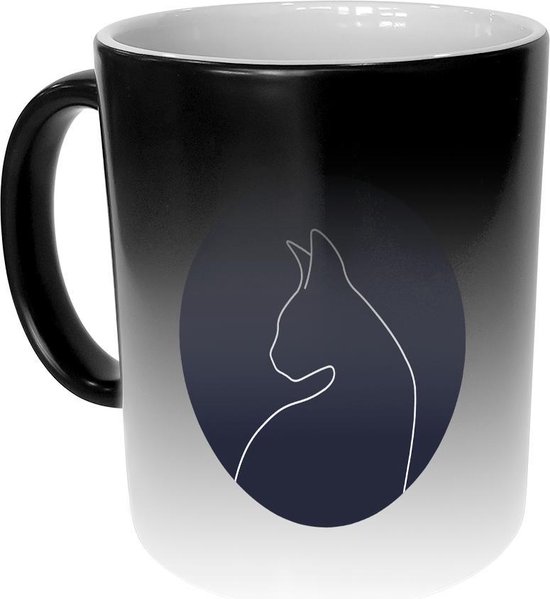 Mug Magique - Contour Chat