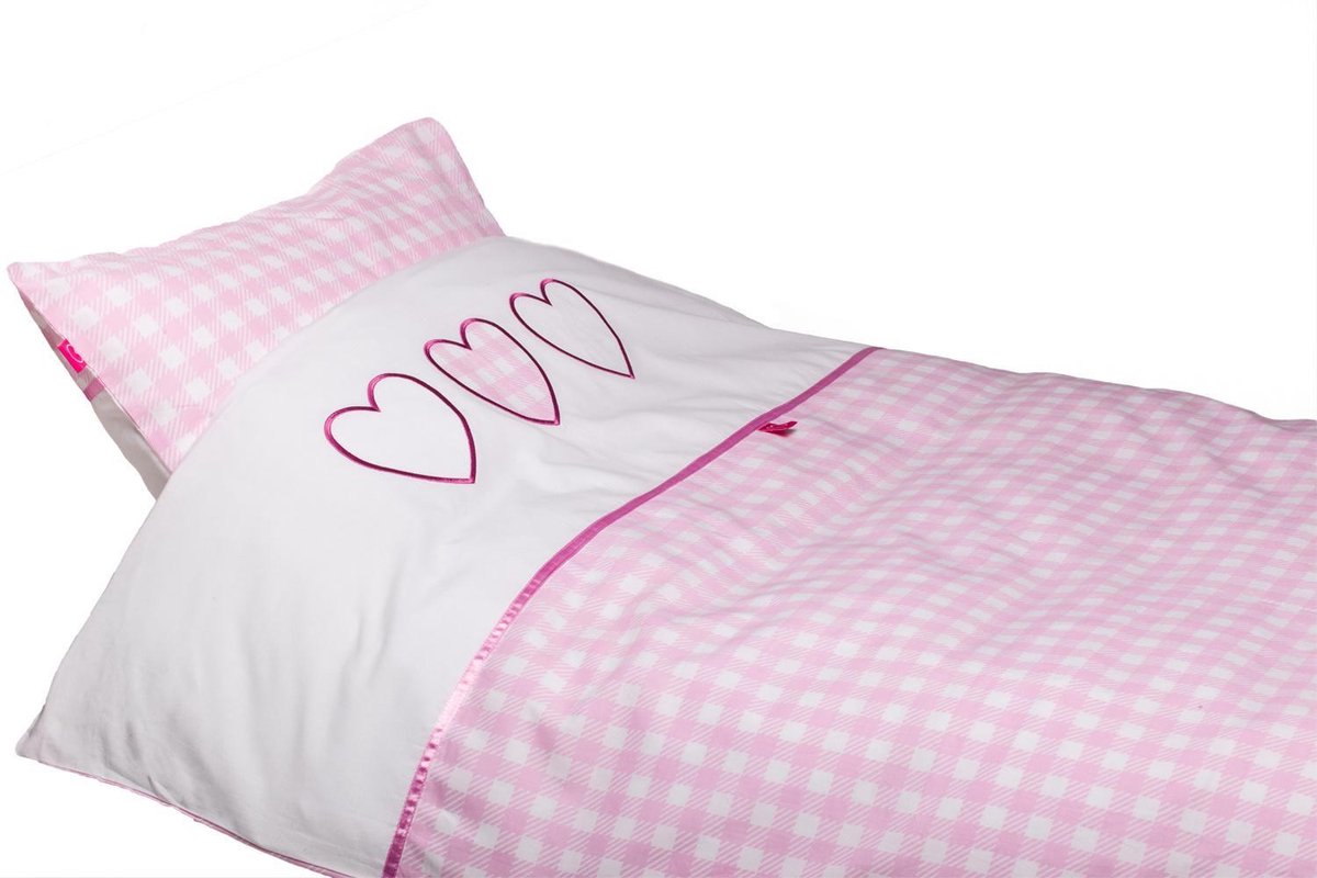 Briljant Baby Dekbedovertrek voor Ledikant - 100x135 + Sloop 40 x 60 - Alexi - Roze