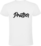 Prutser Heren t-shirt | Huis Anubis | Jeugd  | grappig | cadeau | Wit