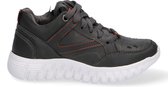 Braqeez 421930-588 Jongens Lage Sneakers - Grijs - Nubuck - Veters