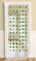 deurfeestdecoratie 6 stuks 210 cm groen