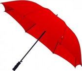 golfparaplu automatisch windproof 120 cm rood