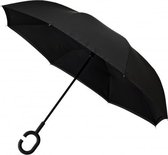 paraplu Inside Out handopening 107 cm zwart