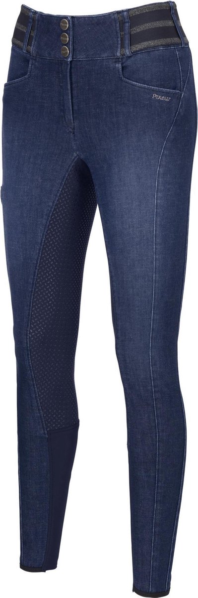 Pikeur Rijbroek Candela jeans w21 Navy (380) - 42 | Blauw | Paardrijbroek