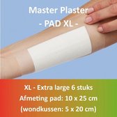 Master Plaster schaafwonden Pads - XL 10x25 cm