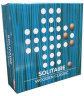 Houten Solitaire Classic 16 cm hout naturel/bruin