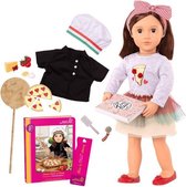 Our Generation - Tienerpop - Francesca - 46 cm - Incl pizza