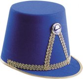 hoed Majorette vilt blauw/goud one-size