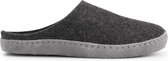 Travelin' Get-Home Dames Slip-On sloffen - Wollen pantoffels - Suede zool - Grijs - Maat 41