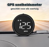 GPS Snelheidsmeter voor elk voertuig - Universele Digitale Head Up Display - Universele Meter Weergave van Km/u, MPH, Kompas - HUD Auto Boot Vrachtauto etc - Kilometerteller - Satteliet