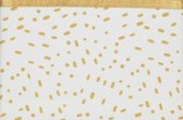 Briljant Baby Ledikant Laken Minimal Dots - Okergeel - 100x150 cm