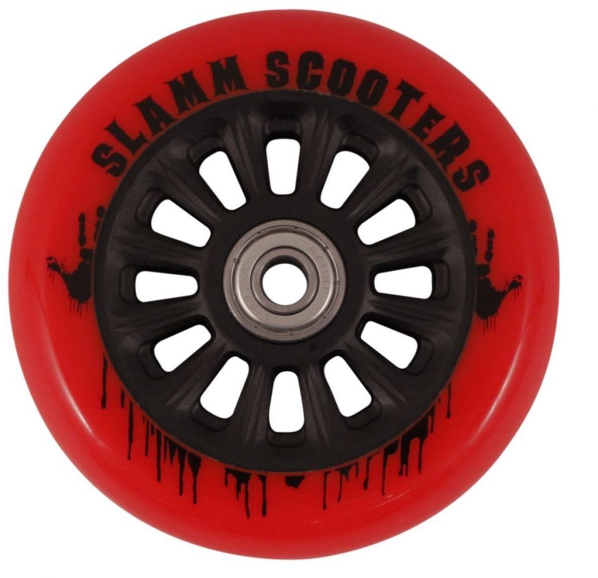Stunt step wielen Slamm NY rood 100mm