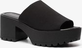 Madden Girl dames slippers met hak - Zwart - Maat 37