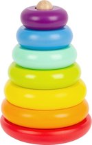 Regenboog stapeltoren - Houten speelgoed vanaf 1 jaar