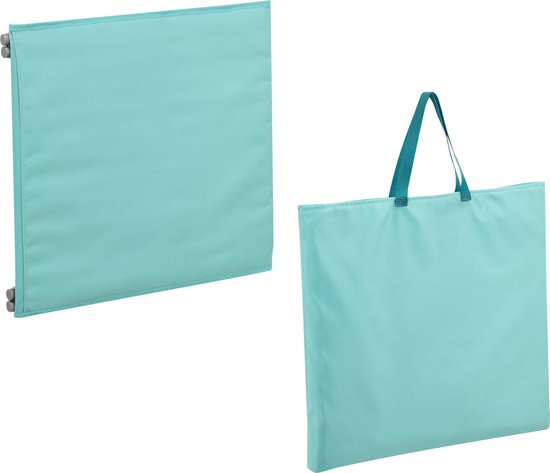 Strandmat Donostia met rugleuning set van 2 turquoise — afbeelding 4