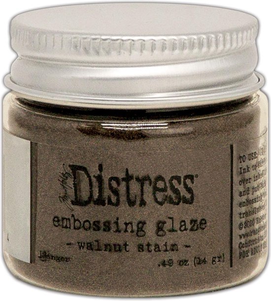 Foto: Ranger distress embossing glaze walnut stain tde71044 tim holtz