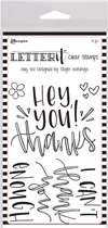 Ranger - Clear stamp Letter - It Hey You