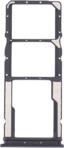 SIM-kaartlade + SIM-kaartlade + Micro SD-kaartlade voor Geschikt voor Xiaomi Redmi 9T 4G / Redmi Note 9 4G J19S M2010J19SC M2010J19SG M2010J19SY (zwart)