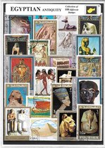 Egyptische oudheid – Luxe postzegel pakket (C5 formaat) : collectie van 100 verschillende postzegels van egyptische oudheid – kan als ansichtkaart in A6 envelop - authentiek cadeau