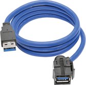 Tripp Lite U324-003-KJ USB-kabel 0,91 m USB 3.2 Gen 1 (3.1 Gen 1) USB A Zwart, Blauw