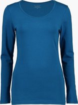 TwoDay dames shirt organic katoen - Blauw - Maat XL