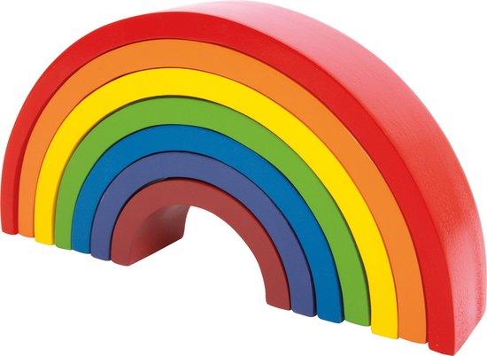 Monarchie Onderbreking Refrein Houten regenboog speelgoed - Large - 7 kleuren - Speelgoed vanaf 1 jaar |  bol.com
