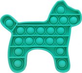 Pop it van By Qubix - Pop it fidget toy - Hond - Groen - fidget toy van hoge kwaliteit!