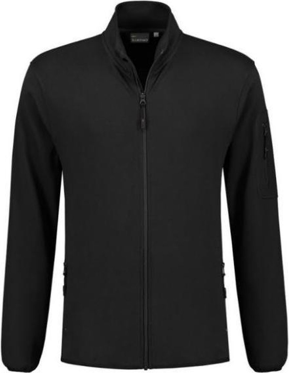 Santino Berlin Sweatvest lange mouwen +Rits - Zwart - S