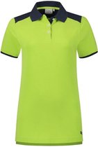 Santino Tivoli 2color Dames Polo-shirt (210g/m2) - Limegroen | Marine - L