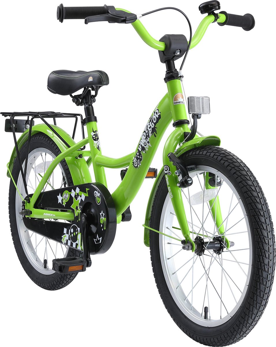 Bikestar 18 inch Classic kinderfiets groen