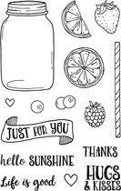 Life is Good Clear Stamps (JD026) (DISCONTINUED)