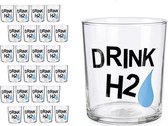 Glas Drink H2 Transparant Glas (380 ml)
