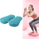 Home Fitness Yoga Balance Opblaasbare Voet Pad Aerobic Step Training Been Ontspanning Massage Pad (Blauw)