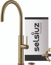 Selsiuz by Gessi 3 in 1 Gold / Goud 350367 met TITANIUM Combi (Extra) boiler