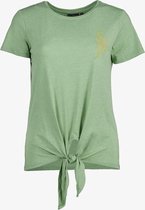 TwoDay geknoopt dames T-shirt - Groen - Maat XL