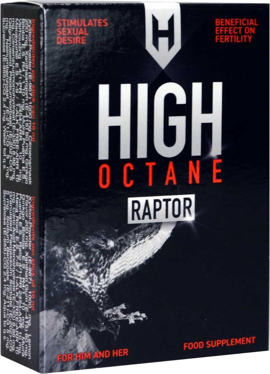 Goedkoopste High Octane - Raptor - Lustopwekker - 5 sachets