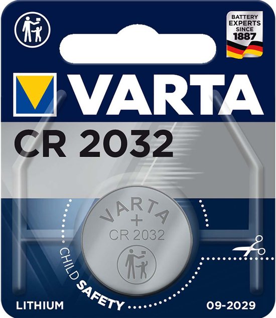 Varta - Knoopcel batterij - CR 2032 - Lithium professioneel - 3 Volt |  bol.com