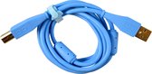 DJ TECHTOOLS DJTT USB Chroma Cable Blue 1,5m, rechte stekker - Kabel voor DJs