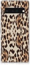 TPU Silicone Hoesje Google Pixel 6 Pro Telefoonhoesje Leopard