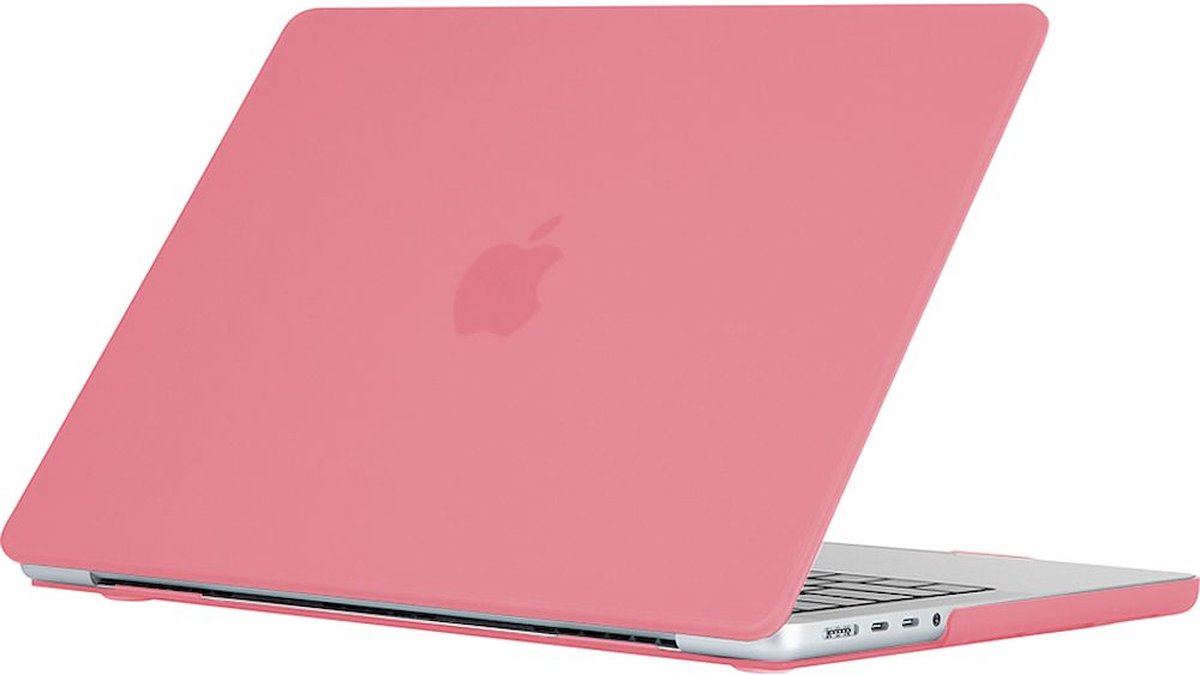 Apple MacBook Pro 14 (2021) Case - Mobigear - Cream Matte Serie - Hardcover - Roze - Apple MacBook Pro 14 (2021) Cover