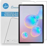 Tablet screenprotector geschikt voor Samsung Galaxy Tab S7 Plus (2020) - Case-friendly screenprotector - 2 stuks - Tempered Glass - Transparant