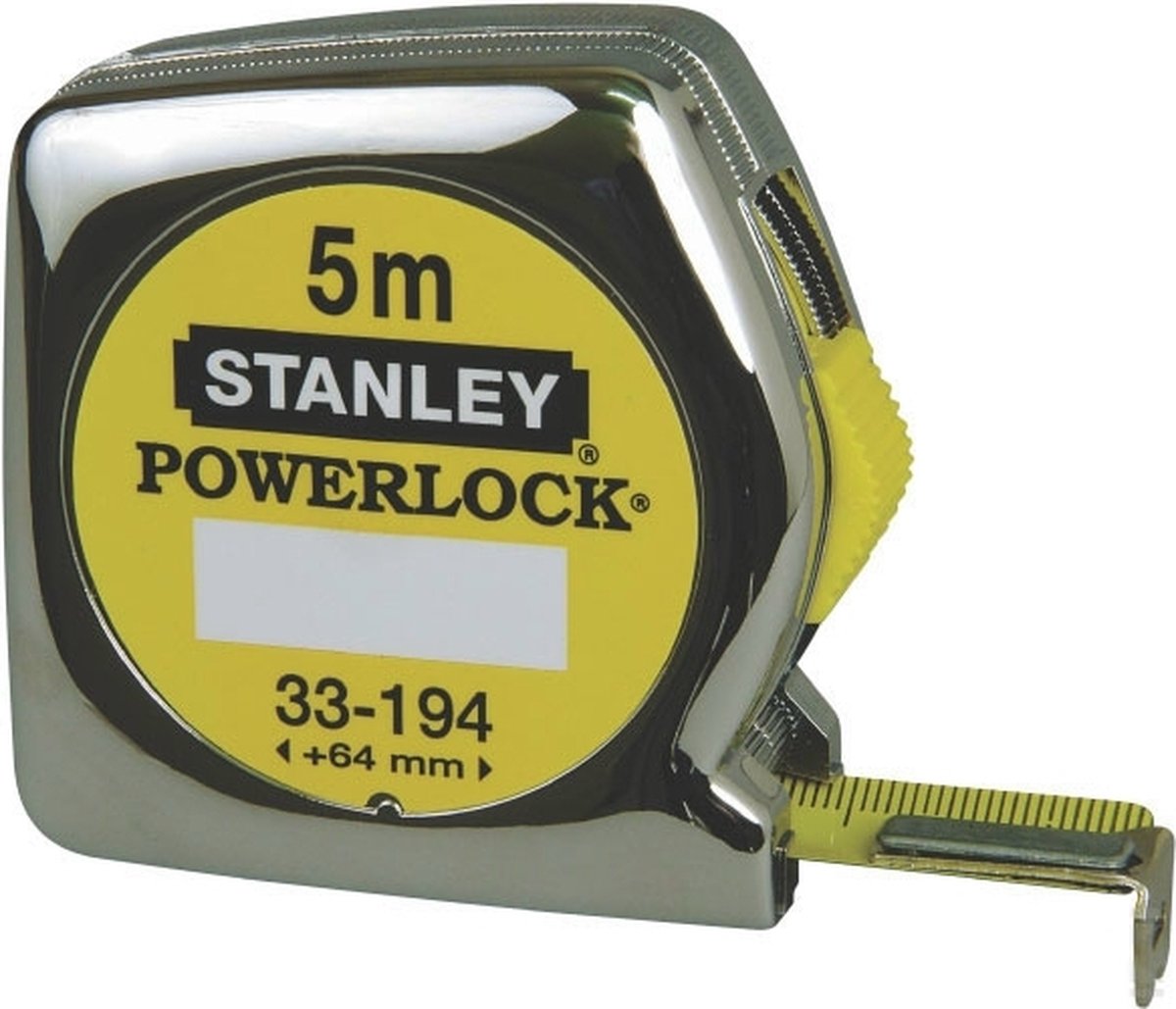 Mètre ruban Stanley Control-Lock 3 mètres 19mm sur