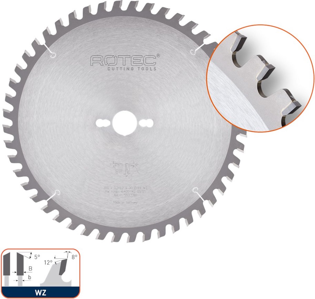 HM super-bouwzaagblad, ø250x3,0x30mm Z=42 WZ - 5531065