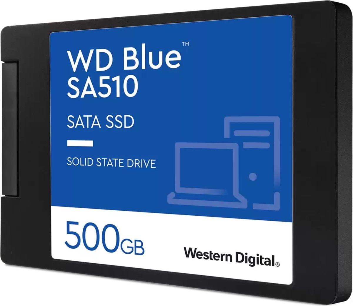 WD Disque Dur SSD SA510 Sata 500GB Bleu